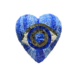 Unique Mosaic Hearts by Efi Chrysi