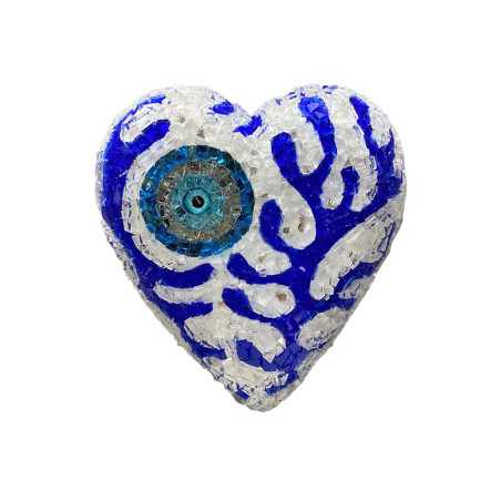 Unique Mosaic Hearts by Efi Chrysi
