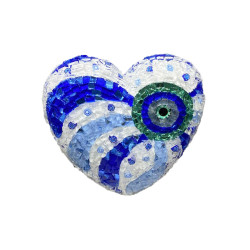 Unique Mosaic Hearts by Efi Chrysi