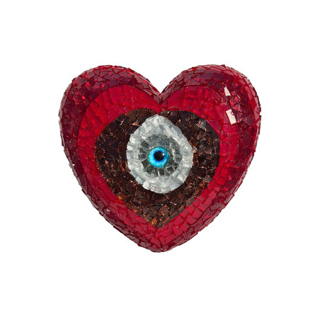 Unique Mosaic Hearts by Efi Chrysi