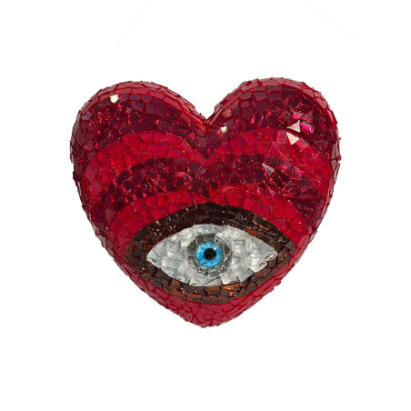 Unique Mosaic Hearts by Efi Chrysi