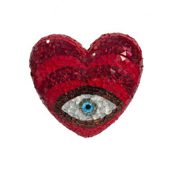 Unique Mosaic Hearts by Efi Chrysi