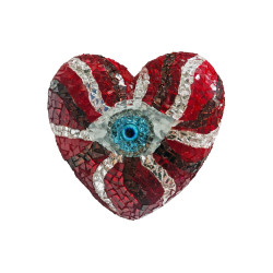 Unique Mosaic Hearts by Efi Chrysi