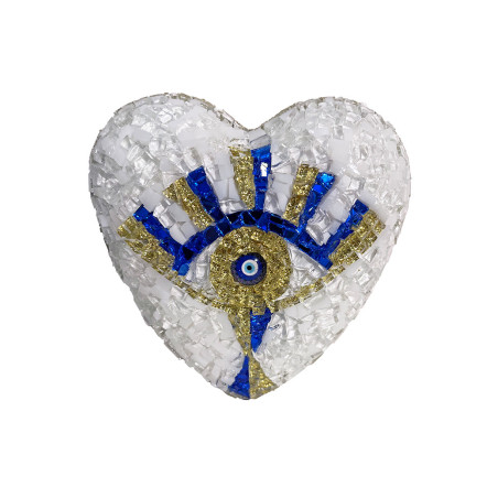 Unique Mosaic Hearts by Efi Chrysi