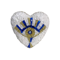 Unique Mosaic Hearts by Efi Chrysi