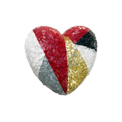 Unique Mosaic Hearts by Efi Chrysi