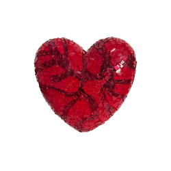 Unique Mosaic Hearts by Efi Chrysi