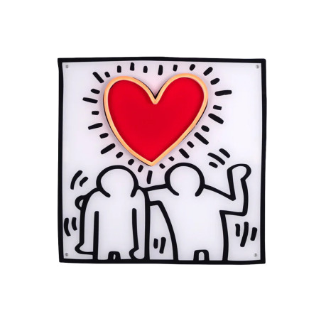 Love People, Neon Sign Keith Haring